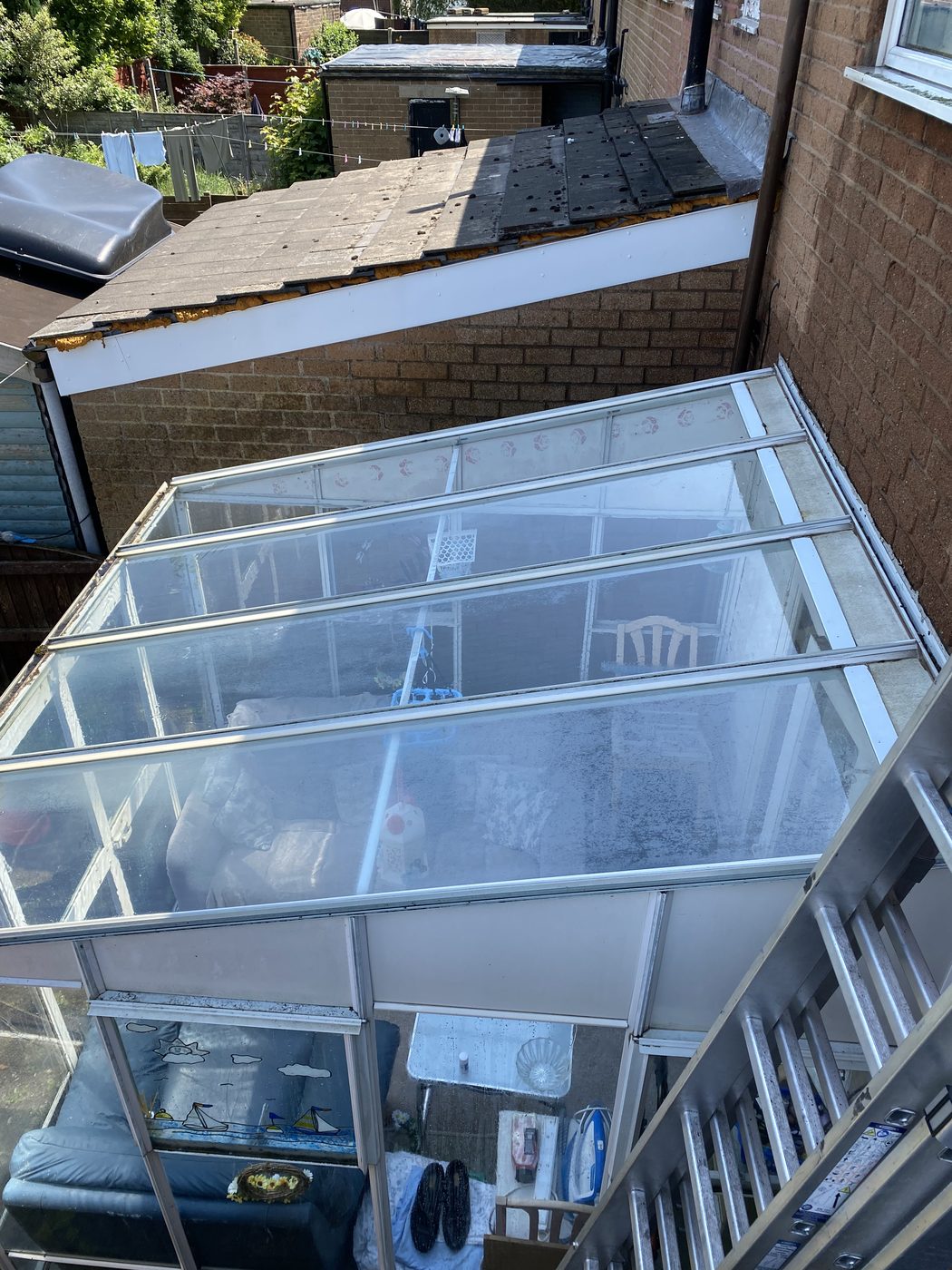 Conservatory roof cleaning in Blackburn - after
