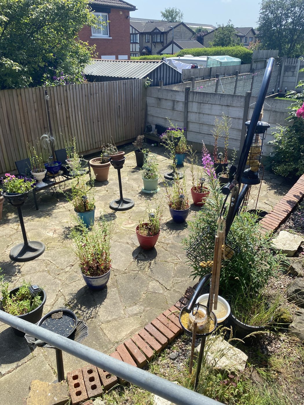 Driveway and patio pressure washing in Accrington - after