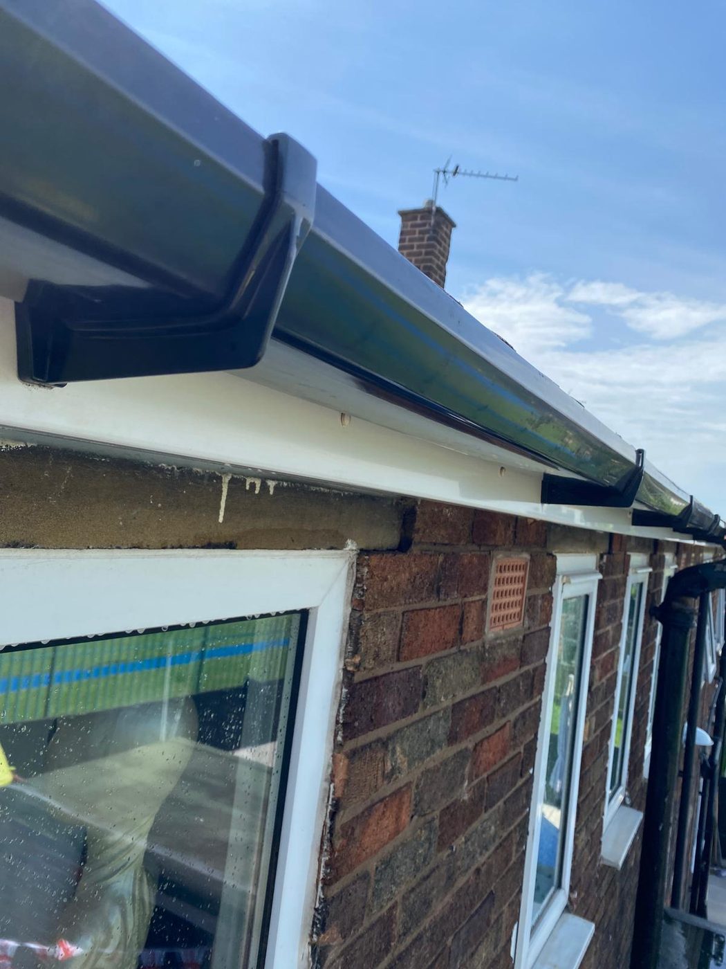 Fascia and soffit cleaning in Blackburn - after