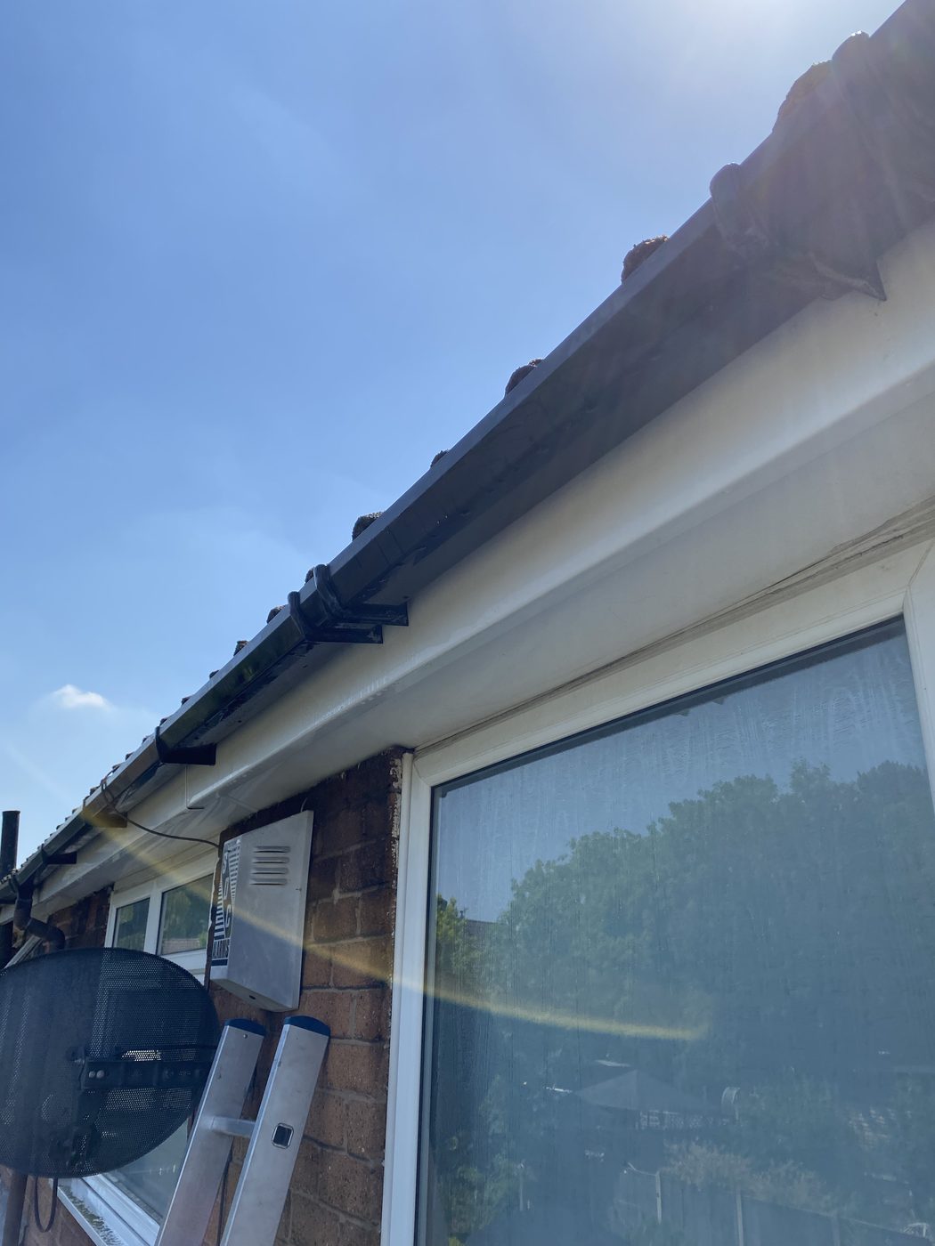 Fascia and soffit cleaning in Clitheroe - after