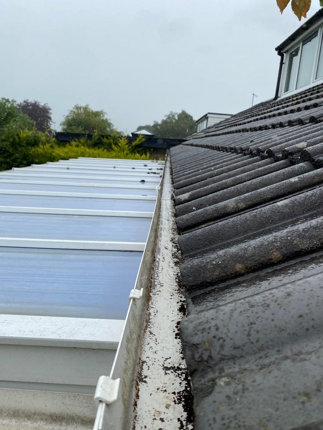 Gutter cleaning in Accrington - after