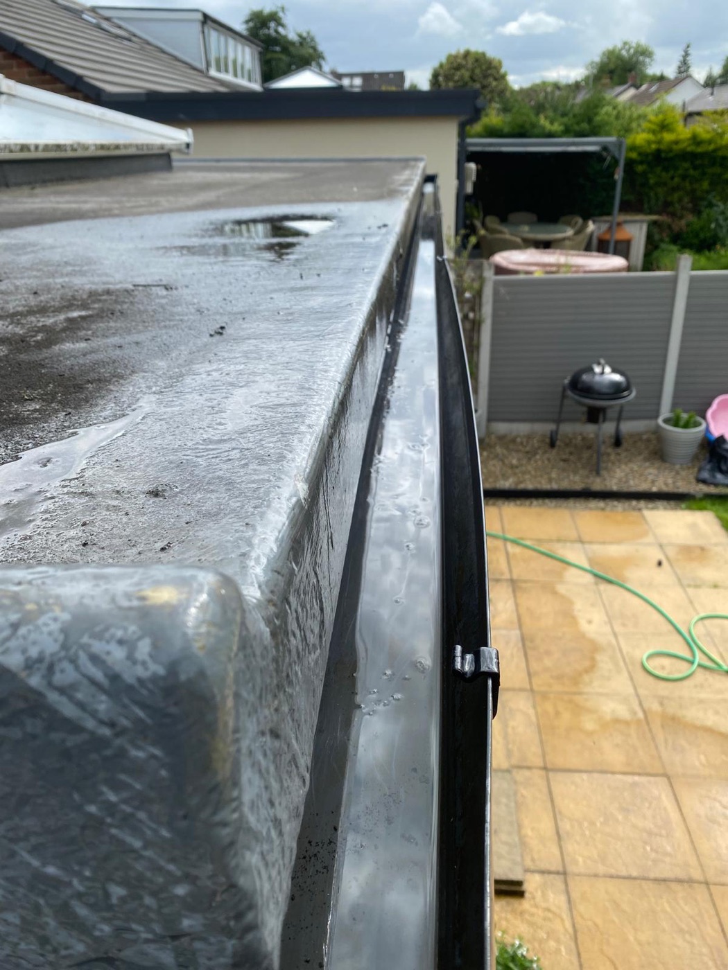 Gutter cleaning in Clayton-le-Moors - after