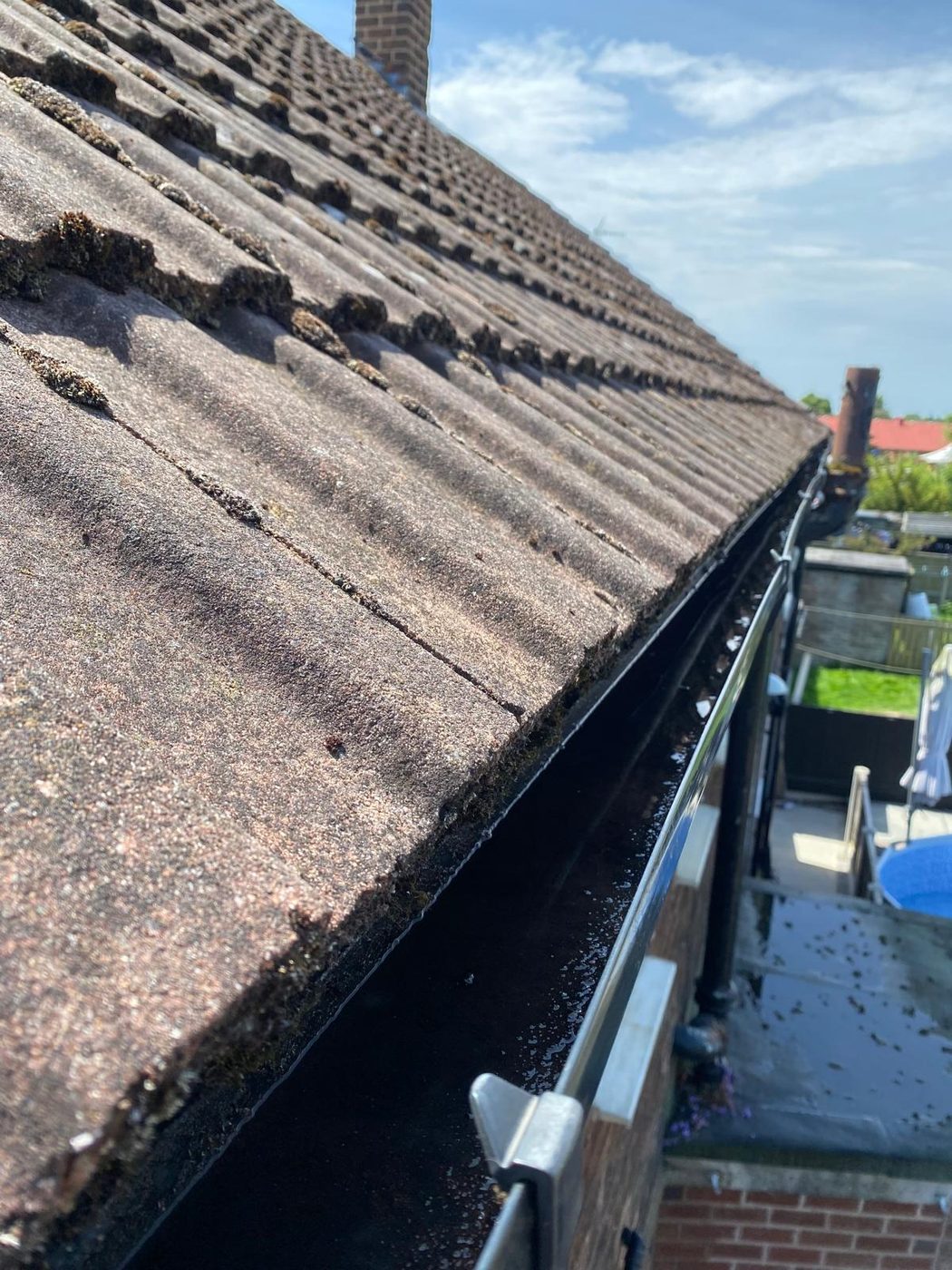 Gutter cleaning in Darwen - after