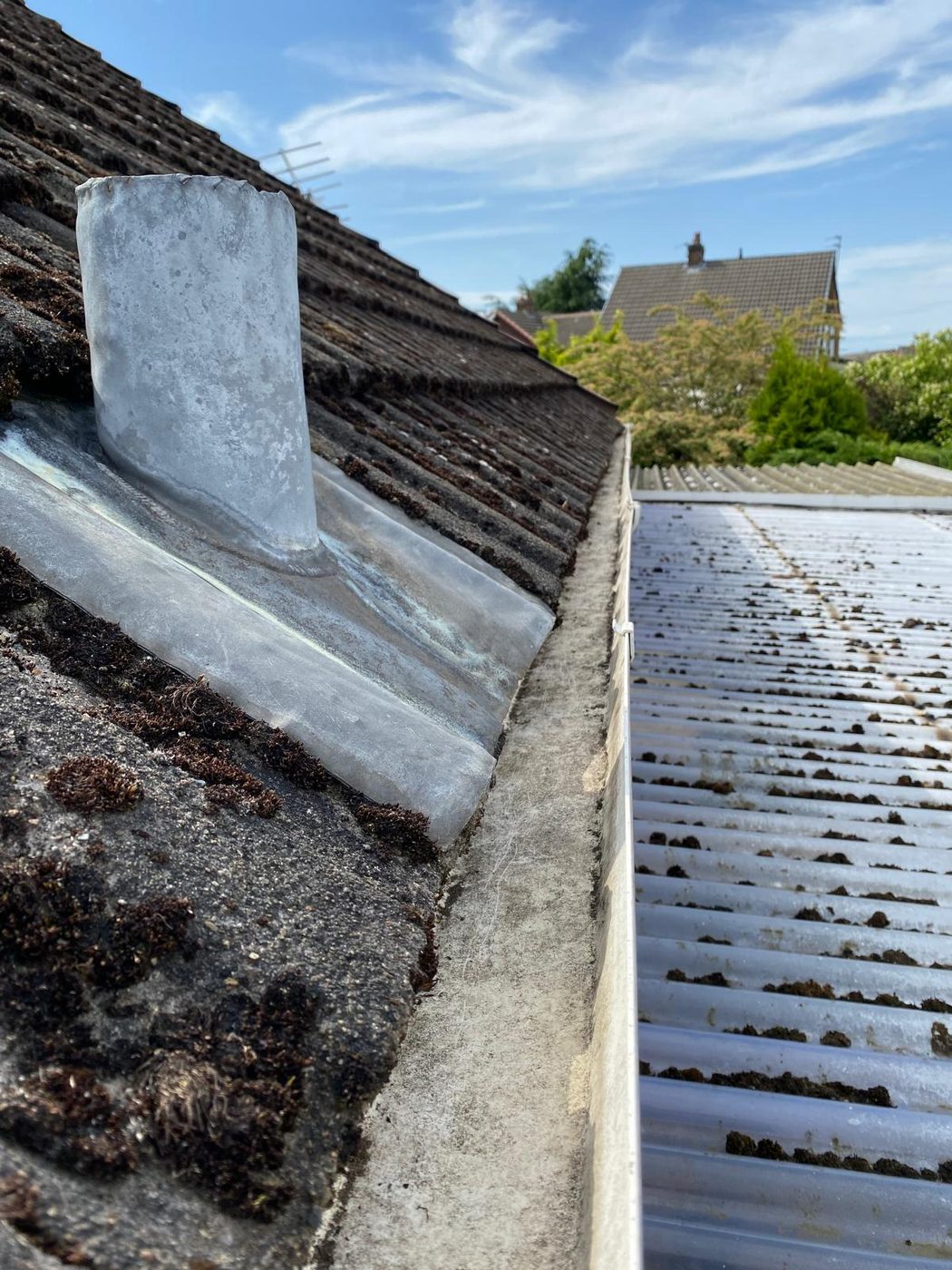 Gutter cleaning in Longridge - after