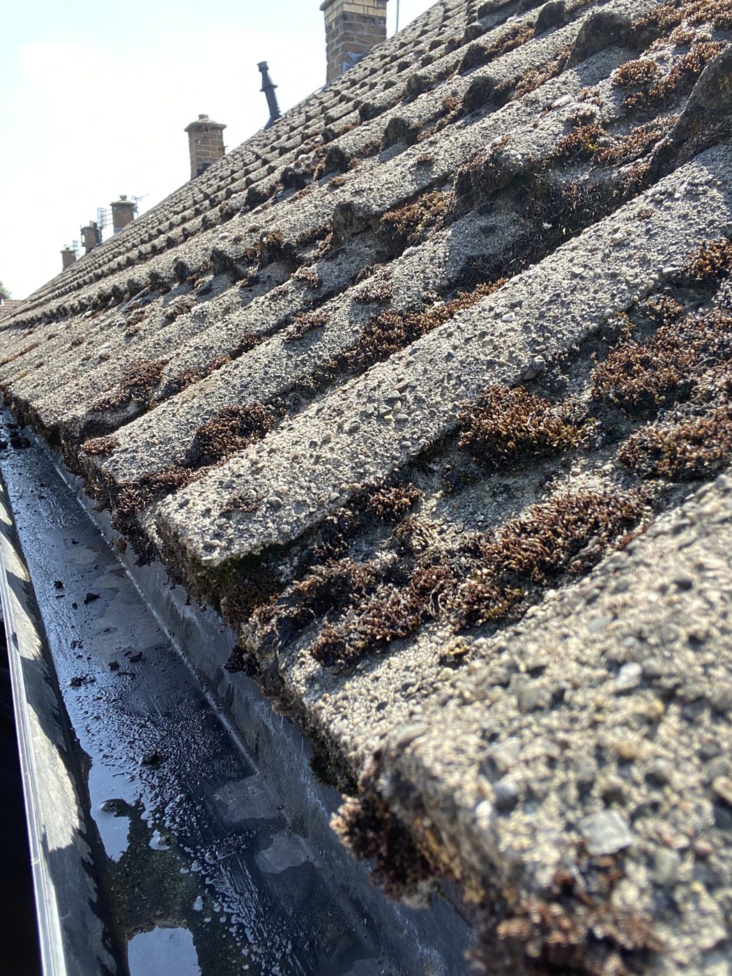 Gutter cleaning in Padiham - after