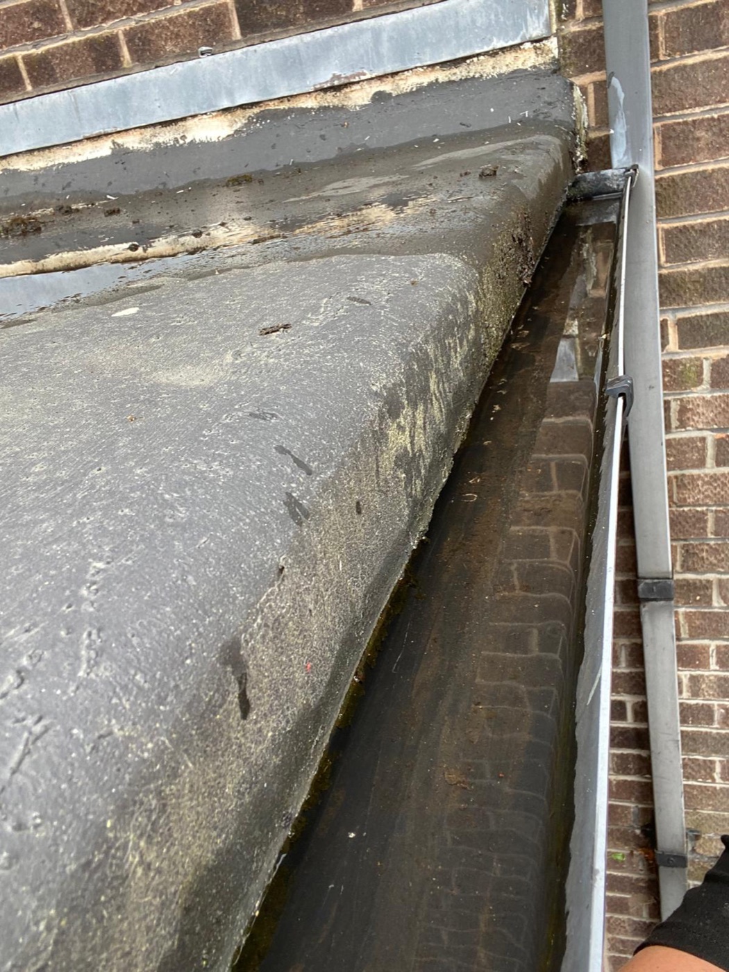 Gutter cleaning in Wilpshire - after